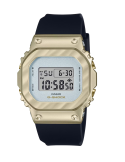 Reloj Casio G-Shock Dorado Correa Negra Mujer Series GM-S5600