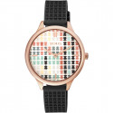 Reloj Tous Tartan multicolor de acero IP rosado 900350135