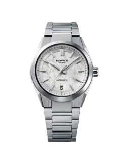 Reloj Casio Edifice Automático Esfera Blanca