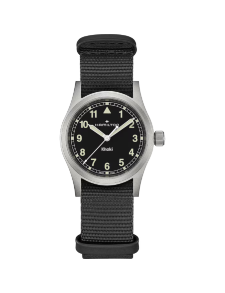 Reloj Hamilton Khaki Field Negro Quartz 33mm Cuarzo