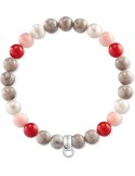 Pulsera-Thomas-Sabo-Charm-bambu-perlas-coral-plata
