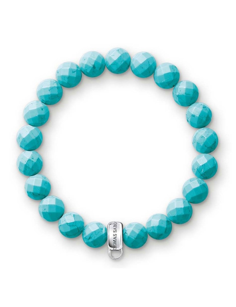 Pulsera-Thomas-Sabo-Charm-Turquesa-facetada-plata