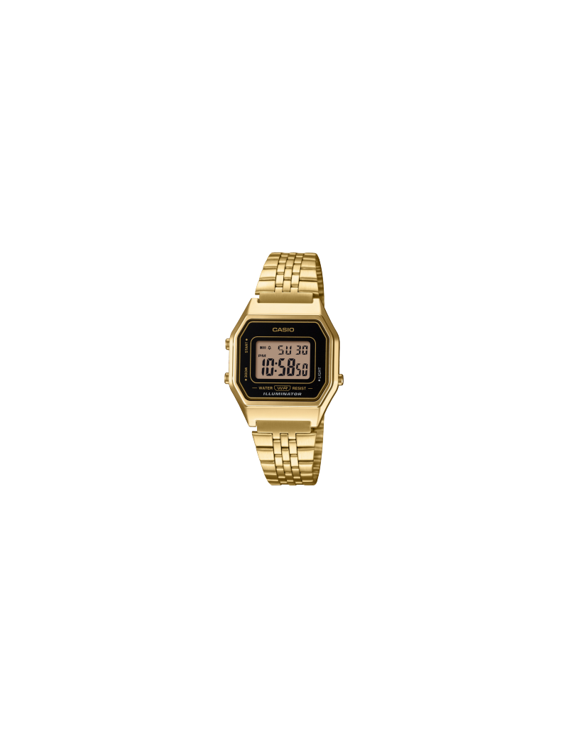 Reloj Casio Vintage Mini Collection Dorado Esfera Negra