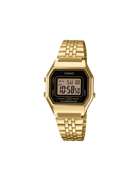 Reloj Casio Vintage Mini Collection Dorado Esfera Negra