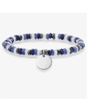 Pulsera-Thomas-Sabo-gemas-color-azul-negro-y-blanco-con-medalla-plata