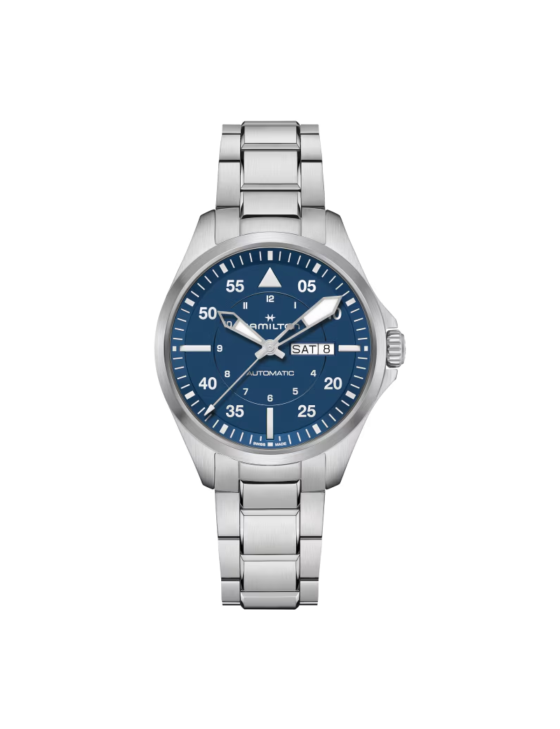 Reloj Hamilton Khaki Aviation Pilot Day Date Automático 42mm