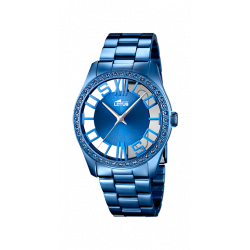 Reloj LOTUS 18251/1 acero azul transparente Swarovski
