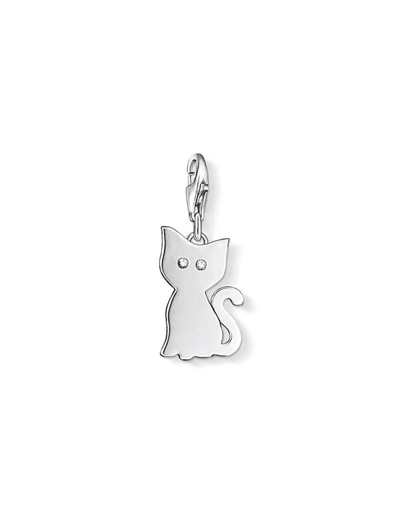 Colgante-plata-de-Thomas-Sabo-Gato-silueta-con-circonitas