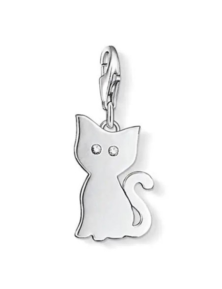Colgante-plata-de-Thomas-Sabo-Gato-silueta-con-circonitas
