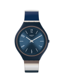 Reloj Swatch Skinkiss Plano Caja Azul Oscuro