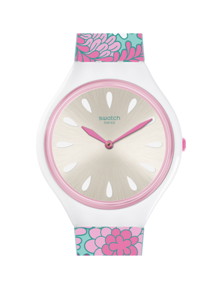 Reloj Swatch Skinpivoine Plano Flores