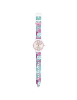 Reloj Swatch Skinpivoine Plano Flores