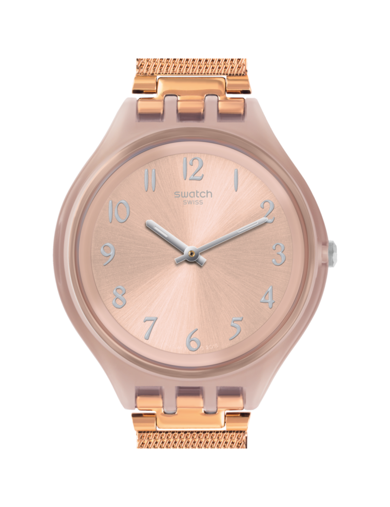 Reloj Swatch Skinchic Plano Malla en color oro rosa