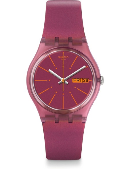 Reloj Swatch Sneaky Peaky Violeta Brillante