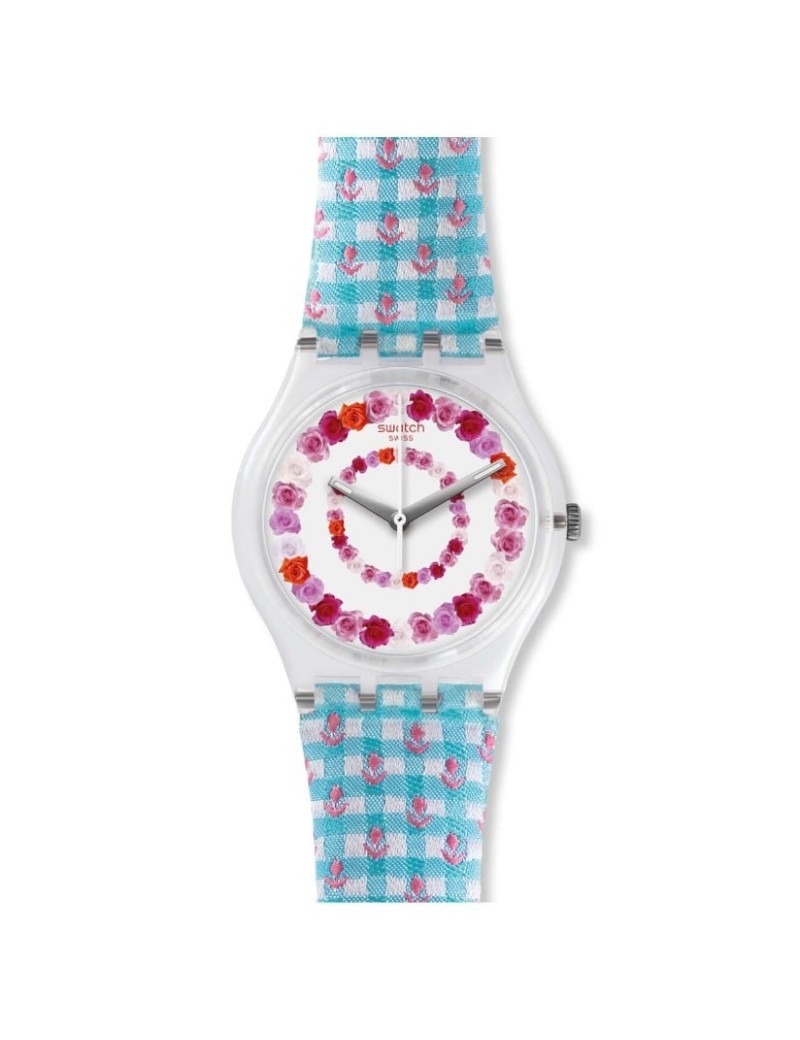 Reloj Swatch Roses4us Textil Flores