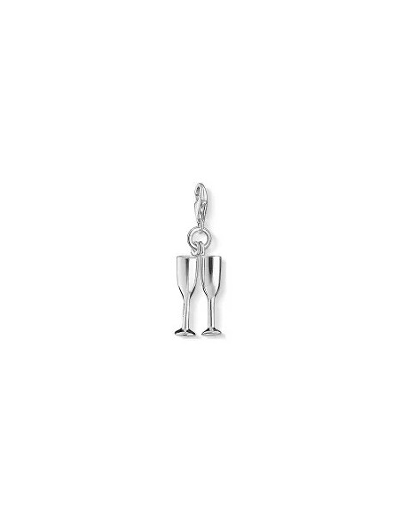 Colgante Charm plata de Thomas Sabo Copas Dobles