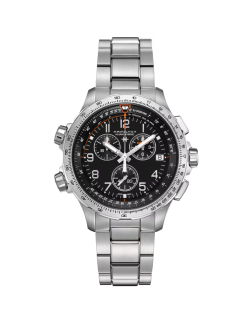 Reloj Hamilton Khaki Aviation X-Wind GMT Chrono Cuarzo 46mm