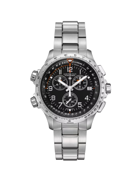 Reloj Hamilton Khaki Aviation X-Wind GMT Chrono Cuarzo 46mm