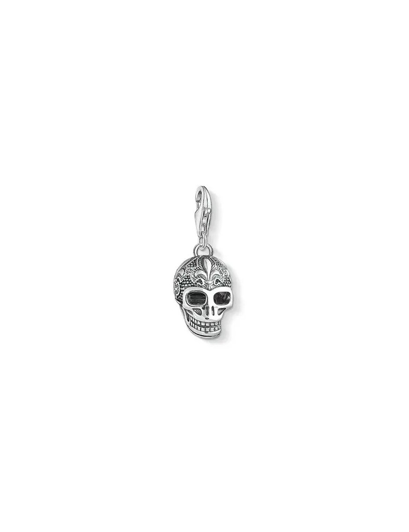 Colgante-Charm-plata-de-Thomas-Sabo-Calavera-grabada