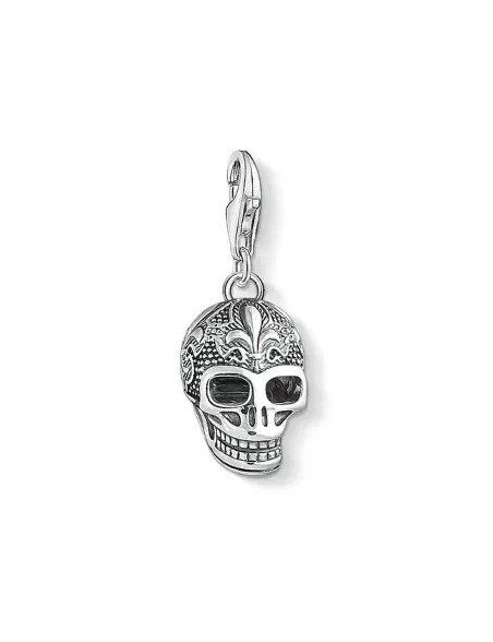 Colgante-Charm-plata-de-Thomas-Sabo-Calavera-grabada