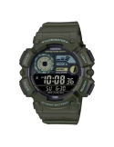 Reloj Casio Sporty Verde Fases Lunares y Modo de Pesca