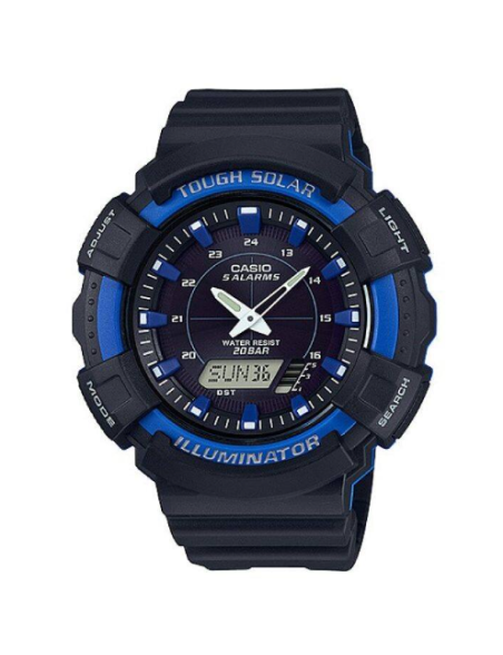 Reloj Casio Solar Analógico y Digital Negro