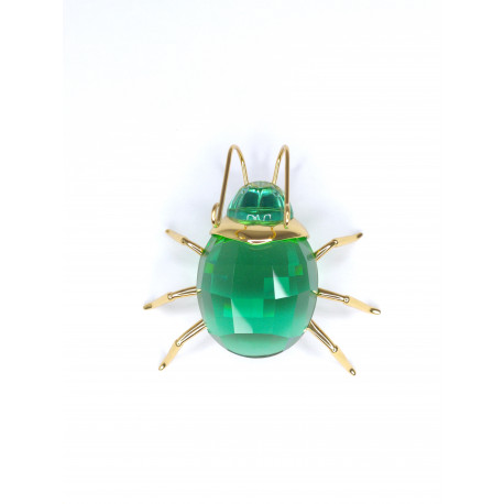 Swarovski Imperdible Cristal Paradise Escarabajo Grande verde esmeralda 242410