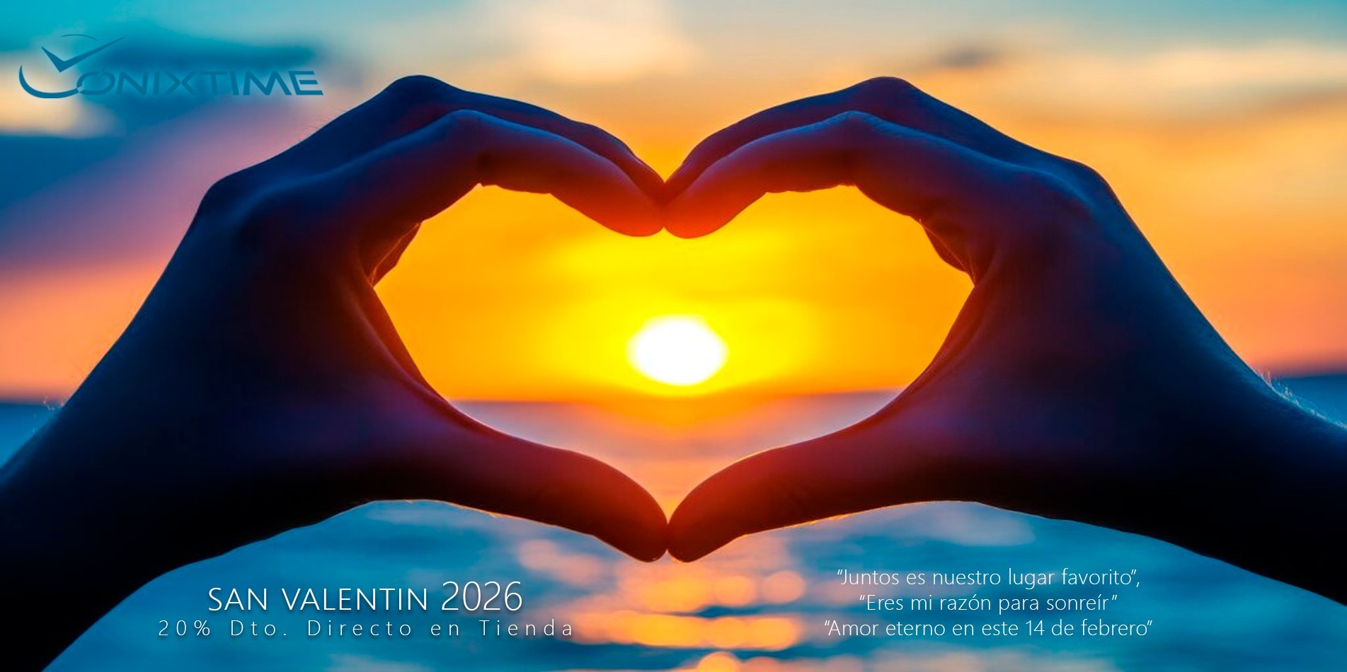 San Valentín 2026 en OnixTime