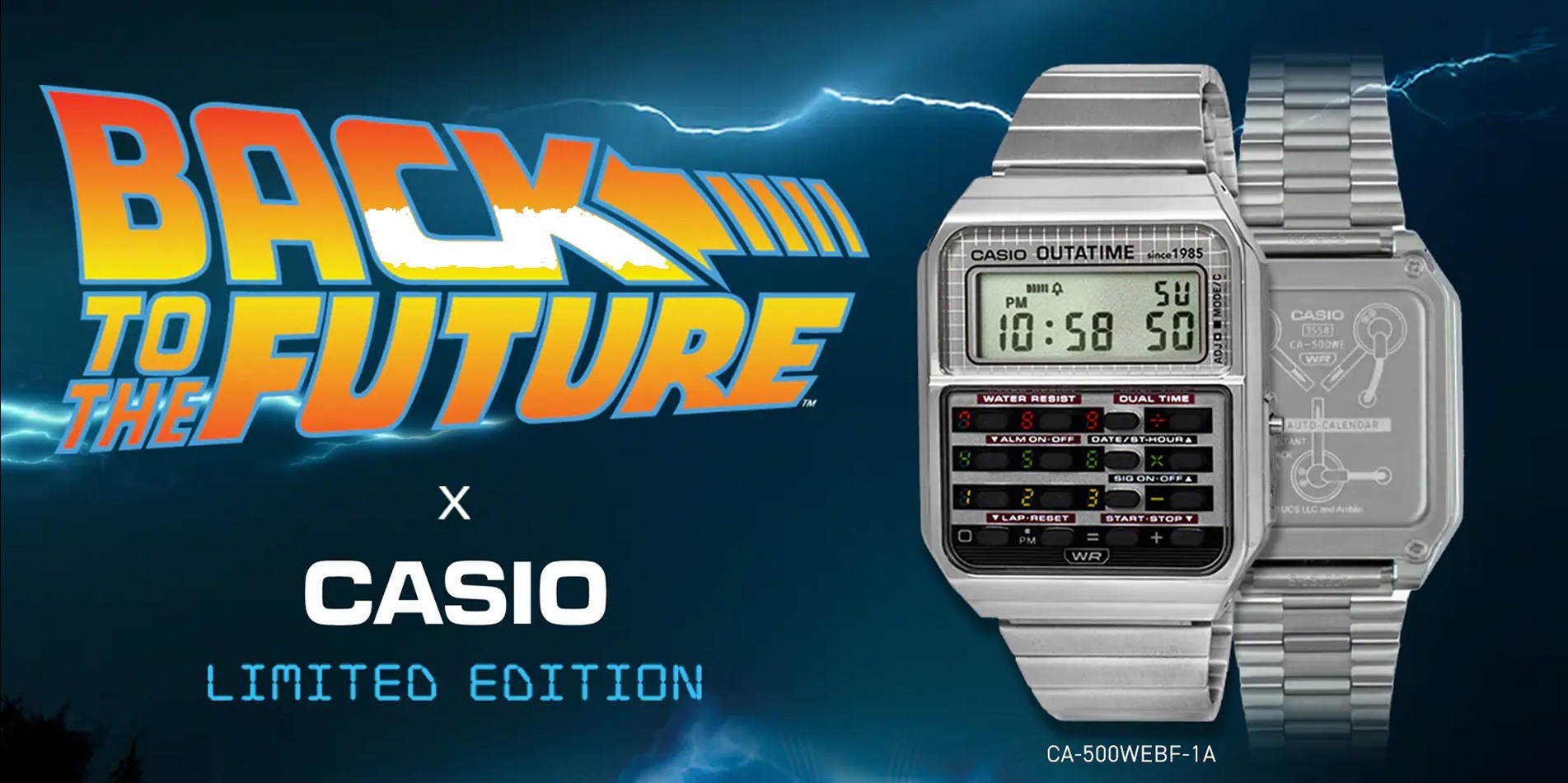 CASIO X BACK TO THE FUTURE - LIMITED EDITION